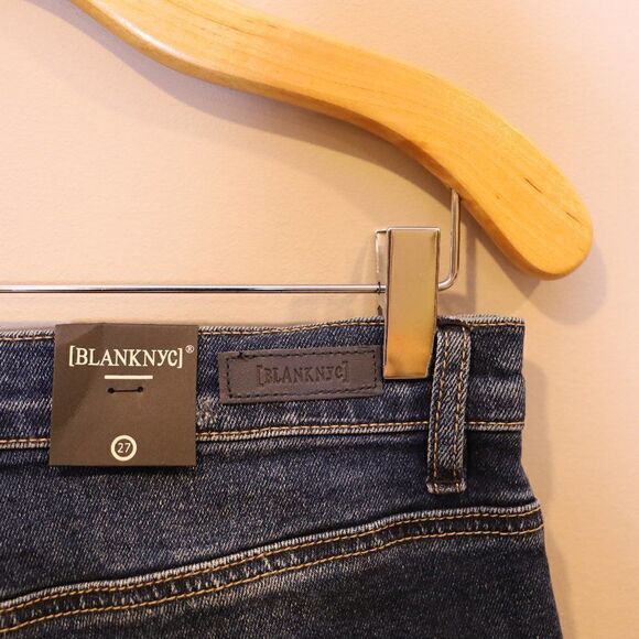 NWT Blank NYC Denim Cut Off Shorts Bermuda Sz 27 - Picture 6 of 6